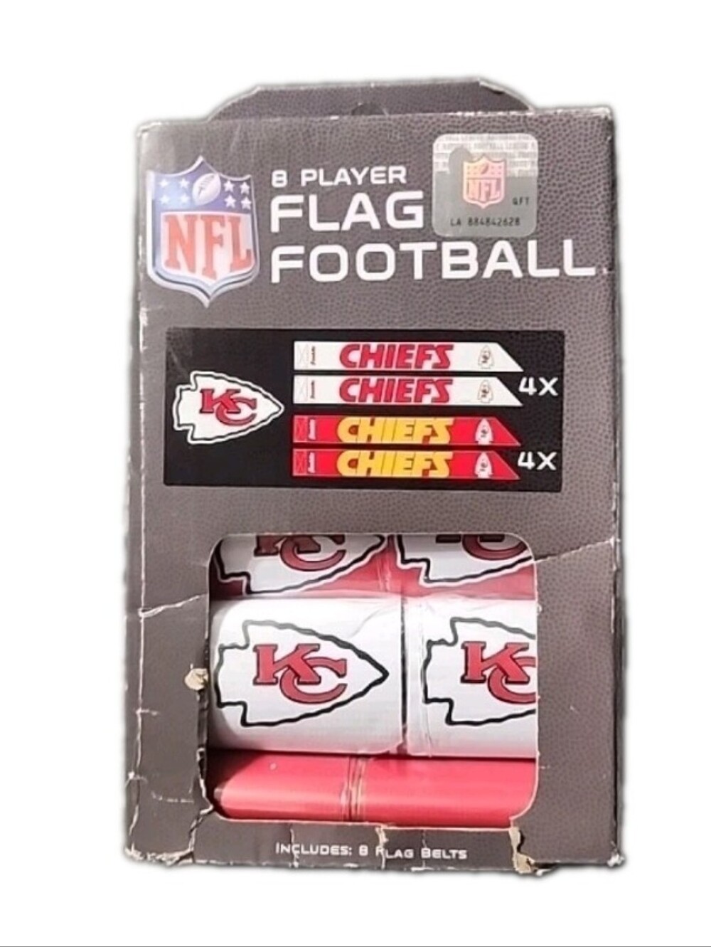 NFL Kansas City Chiefs Flag Football Set Fun Outside Family Game  NIB